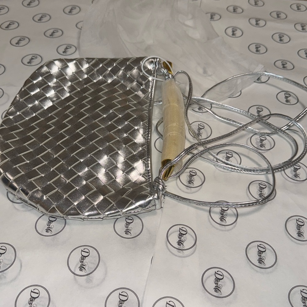 💫Silver & Gold Fish Hdl Crossbody Bag💫 - Picture 3 of 4